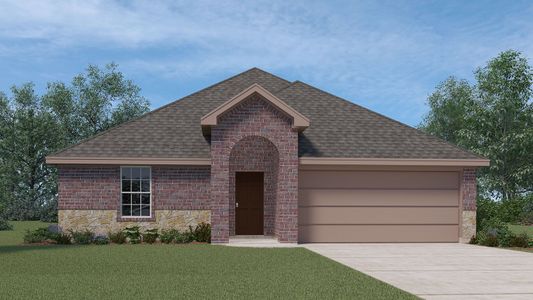New construction Single-Family house H127 San Angelo 50s, 640 New Dawn Drive, Lavon, TX 75166 - photo