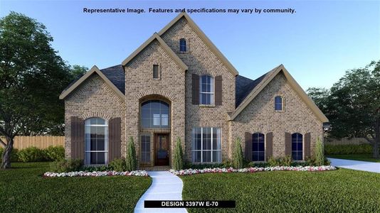 New construction Single-Family house 9727 Chapman Trail, Iowa Colony, TX 77578 Design 3397W- photo 0 0
