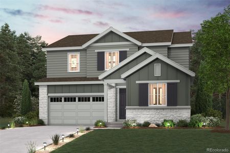 New construction Single-Family house 13945 Emerald Lake Street, Parker, CO 80138 Aster- photo 0 0