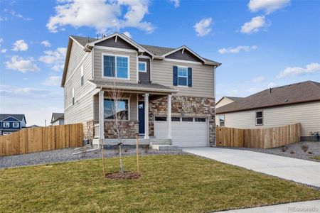 New construction Single-Family house 4355 Cattle Cross Trail, Castle Rock, CO 80104 Holcombe- photo 1 1