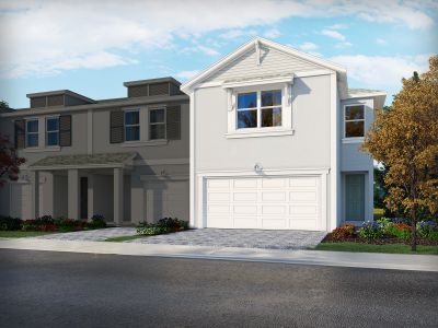 New construction Townhouse house 668 Salisbury Cir, Fort Pierce, FL 34982 Sandpiper End- photo 0