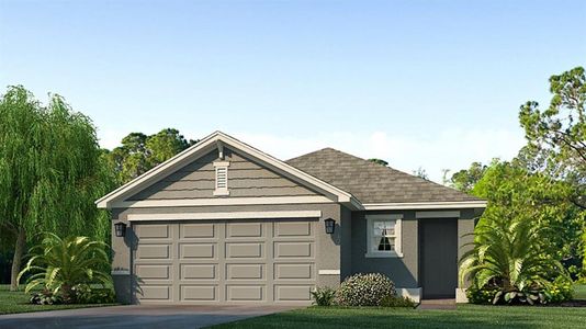 New construction Single-Family house 10027 Big Marsh Terrace, Parrish, FL 34219 Allex- photo 0