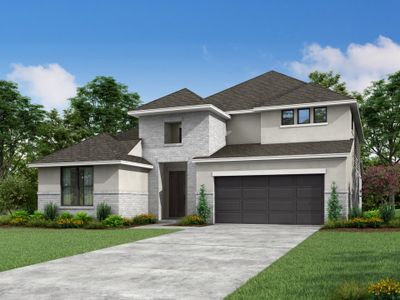 New construction Single-Family house 21837 South Enchanted Rock Drive, Porter, TX 77365 Burleson C- photo 0 0