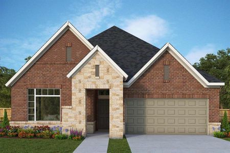 New construction Single-Family house 7732 Whisterwheel Way, Fort Worth, TX 76123 The Forreston- photo 0