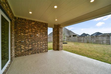 New construction Single-Family house 4710 Bernard Drive, Manvel, TX 77583 Plan 6030 Exterior C- photo 44 44
