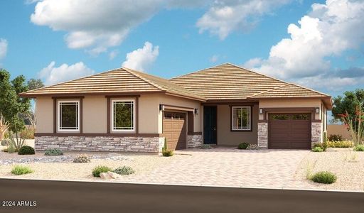 New construction Single-Family house 21937 E Stirrup Court, Queen Creek, AZ 85142 Townsend- photo 0