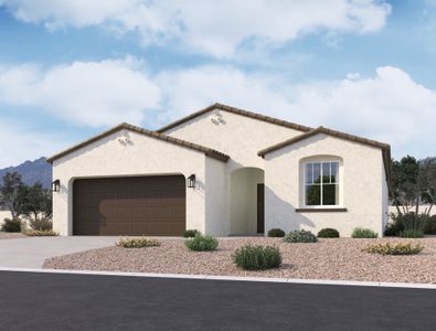 New construction Single-Family house 24099 W Sunland Ave, Buckeye, AZ 85326 Marigold Homeplan- photo 0