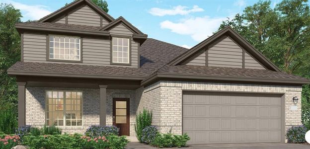 New construction Single-Family house 3134 Stonebriar Drive, Conroe, TX 77301 Dewberry II- photo 0 0