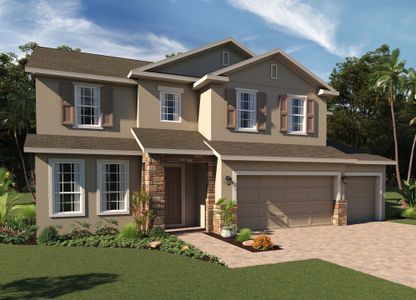 New construction Single-Family house Exbury Executive, 7104 Dilly Lake Avenue, Groveland, FL 34736 - photo
