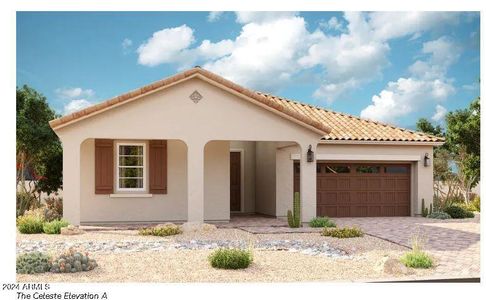 New construction Single-Family house 21962 E Stirrup Court, Queen Creek, AZ 85142 Celeste- photo 0