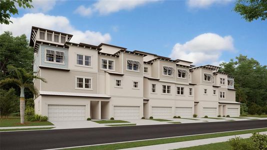 New construction Townhouse house 3021 Bermuda Sloop Circle, Ruskin, FL 33570 - photo 0