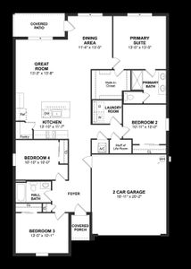 New construction Single-Family house Goldenrod II, 4528 Southwest 132nd Place, Ocala, FL 34473 - photo