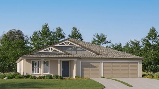 New construction Single-Family house Lincoln, 4970 Eagle Rock Dr, Wimauma, FL 33598 - photo