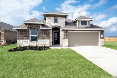 New construction Single-Family house 5953 Cerulean Ln, Bulverde, TX 78163 Rosso- photo 0