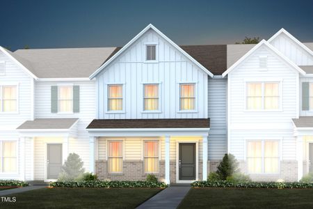 New construction Townhouse house 112 Abbots Mill Drive, Raleigh, NC 27603 Scarlett- photo 0