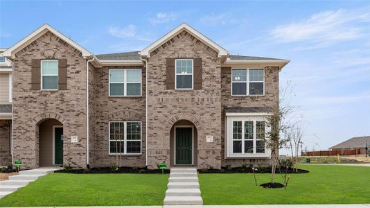 New construction Townhouse house 3027 Willow Wood Court, Heartland, TX 75114 Houston B- photo 0
