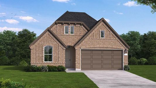 New construction Single-Family house 1375 Lakeside Creek Road, Magnolia, TX 77354 Yorktown- photo 0