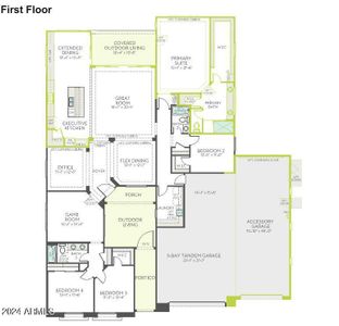 New construction Single-Family house 10010 S 37Th Avenue, Laveen, AZ 85339 Cholla Plan 5541- photo 1 1