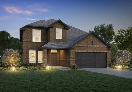 New construction Single-Family house 3037 Waxwing Drive, Brookshire, TX 77423 The Campbell- photo 0