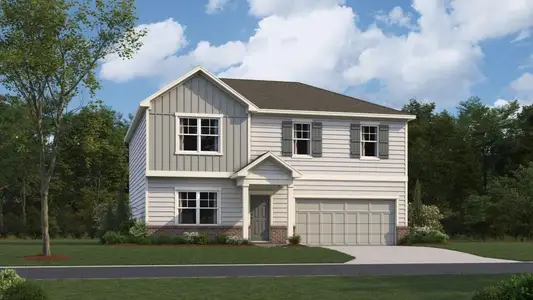 New construction Single-Family house 1468 Hunter Trail, Acworth, GA 30102 Portland- photo 0