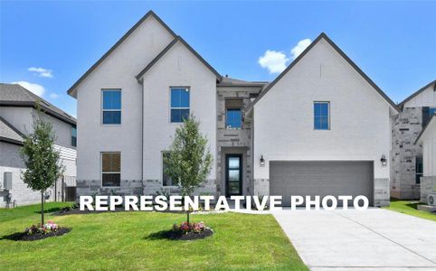 New construction Single-Family house 429 Hollister Dr, Liberty Hill, TX 78642 The Collins- photo 0