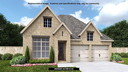 New construction Single-Family house 18846 Halter Meadow Trail, Tomball, TX 77377 Design 2410W- photo 0