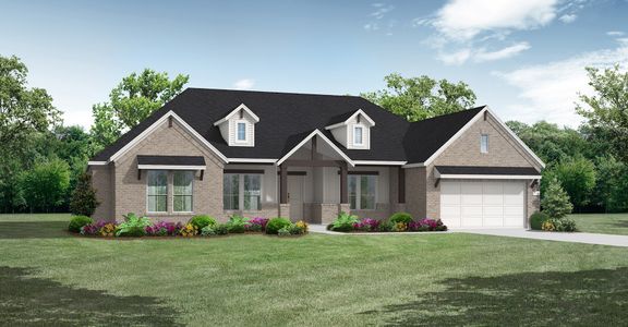 New construction Single-Family house Gatesville (3111-CL-70), 112 Double Eagle Ranch Dr, Cedar Creek, TX 78612 - photo