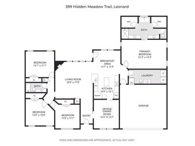 New construction Single-Family house 399 Hidden Meadow Trail, Leonard, TX 75452 - photo