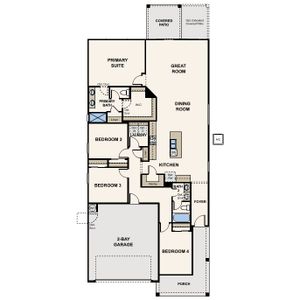 New construction Single-Family house Plan 3, 35320 W. Mallorca Ave, Maricopa, AZ 85138 - photo