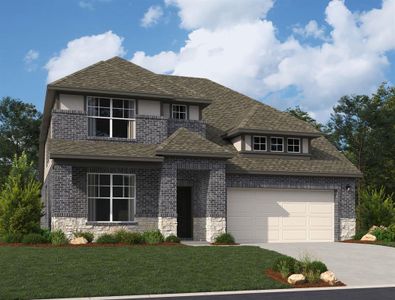 New construction Single-Family house 17214 Coppice Oak Drive, Hockley, TX 77447 Cypress Homeplan- photo 0 0
