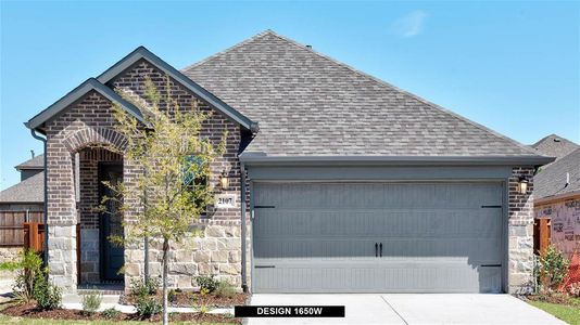 New construction Single-Family house 342 Langhorne Bend, Liberty Hill, TX 78642 Design 1650W- photo 1 1