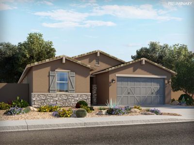 New construction Single-Family house 2589 E Rosario Mission Drive, Casa Grande, AZ 85194 Lark- photo 0