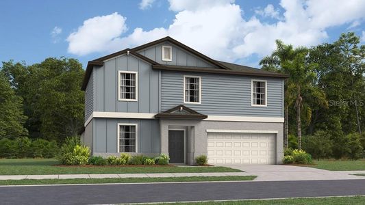New construction Single-Family house 22155 Tucana Way, Land O' Lakes, FL 34637 Raleigh- photo 0