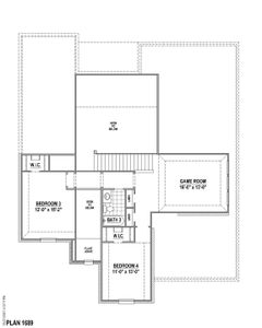 Plan 1689 2nd Floor