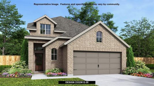 New construction Single-Family house 201 Pintail Lane, Rhome, TX 76078 Design 2332W- photo 0 0