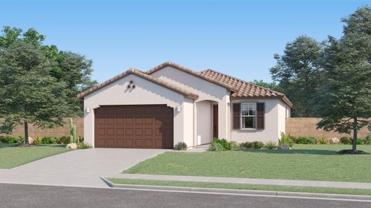 New construction Single-Family house 37637 N Flank Rider Way, San Tan Valley, AZ 85140 Coronado- photo 0