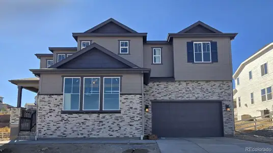 New construction Single-Family house 1658 Fox Trotter Point, Castle Rock, CO 80104 Keystone II- photo 0