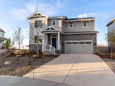 New construction Single-Family house 23977 E Atlantic Place, Aurora, CO 80018 The Monarch- photo 0