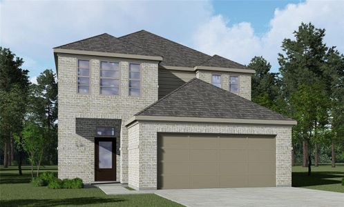 New construction Single-Family house 17031 Whistletree Cove, Hockley, TX 77447 Roberts C- photo 0