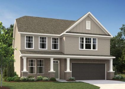 New construction Single-Family house 238 Foxhill Drive, Dawsonville, GA 30534 Savoy Homeplan- photo 0