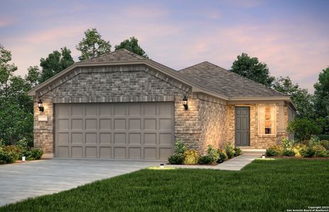 New construction Single-Family house 4855 Cropland Way, San Antonio, TX 78253 Steel Creek- photo 0