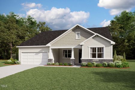 New construction Single-Family house 818 Barbour Farm Lane, Four Oaks, NC 27524 Clearwater- photo 0