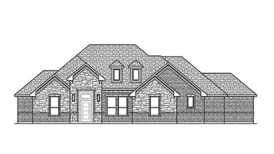 New construction Single-Family house Curran, 1738 Taylor Road, Brock, TX 76087 - photo