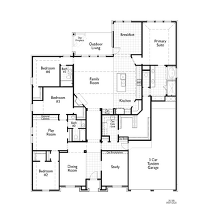 New construction Single-Family house 262 Plan, 1717 Sandbrock Drive, Aubrey, TX 76227 - photo