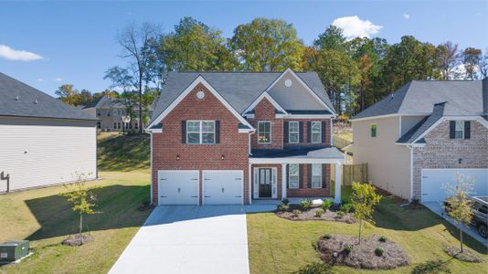 New construction Single-Family house 1661 Lacebark Elm Way, Lawrenceville, GA 30045 Fleetwood- photo 0 0