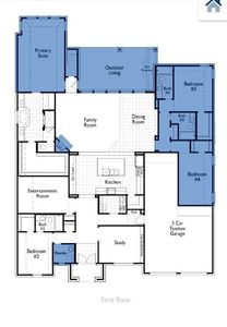 New construction Single-Family house 513 Copper Sage Drive, San Marcos, TX 78666 272 Plan- photo