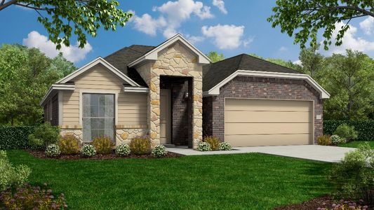 New construction Single-Family house Amherst 60's, 10219 Alpine Lake Lane, Iowa Colony, TX 77583 - photo
