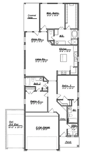 New construction Single-Family house Floor Plan 1784, 3327 Falling Brook Drive, Baytown, TX 77521 - photo