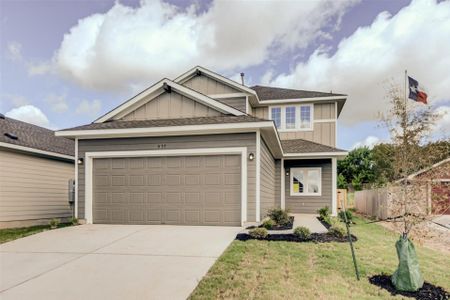 New construction Single-Family house 250 Trailside Lane, Bastrop, TX 78602 Walker- photo 0