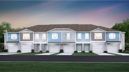 New construction Townhouse house Lincoln, 1852 Long Bay Road, Middleburg, FL 32068 - photo